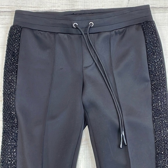 Pam & Gela Pants Women's SP Small Petite Black Pull On Skinny - Picture 5 of 11